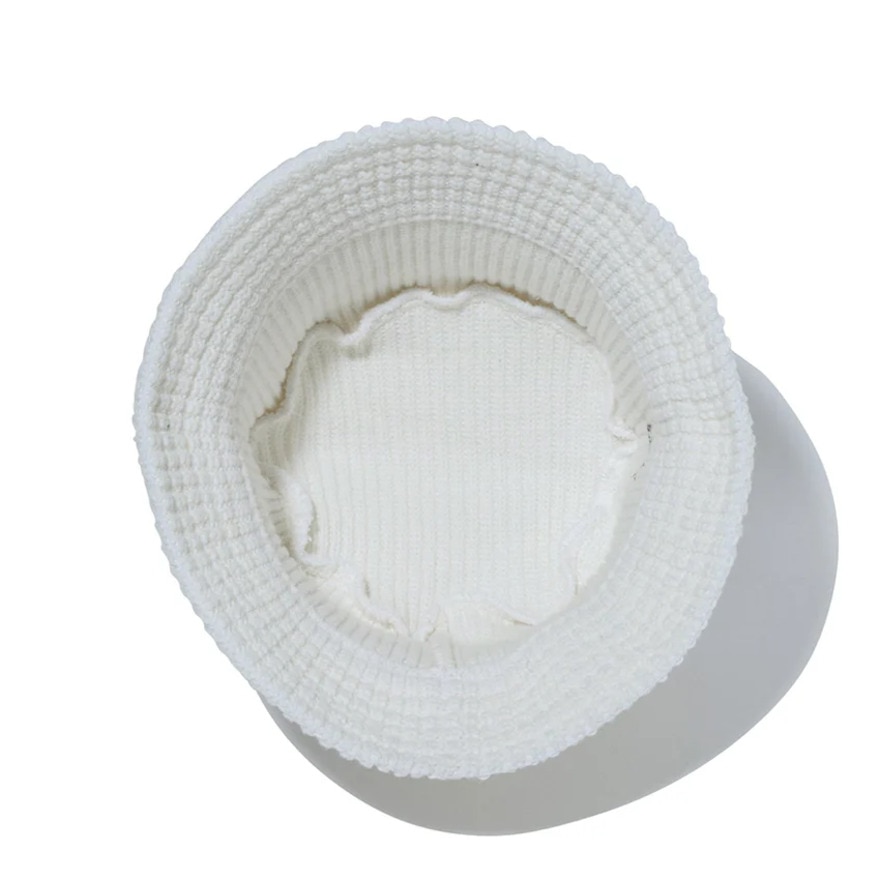 ニューエラ（NEW ERA）（メンズ、レディース）帽子 ハット バケットハット ベーシック アイボリー S-Mサイズ(56-59cm) 14524691 ニット生地 バケハ