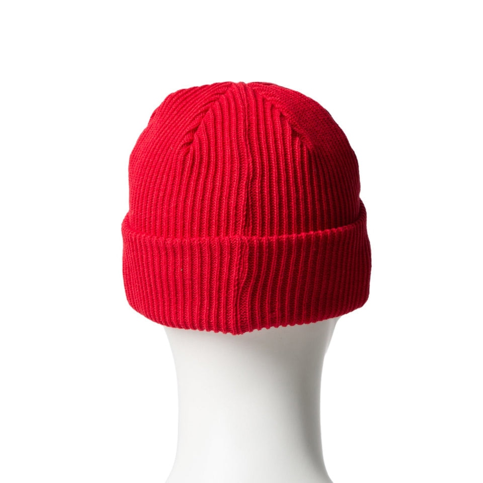 ニューエラ（NEW ERA）（メンズ、レディース）ニットキャップ リブ カフニット 赤 14669936 ニット帽 帽子 ニット 防寒
