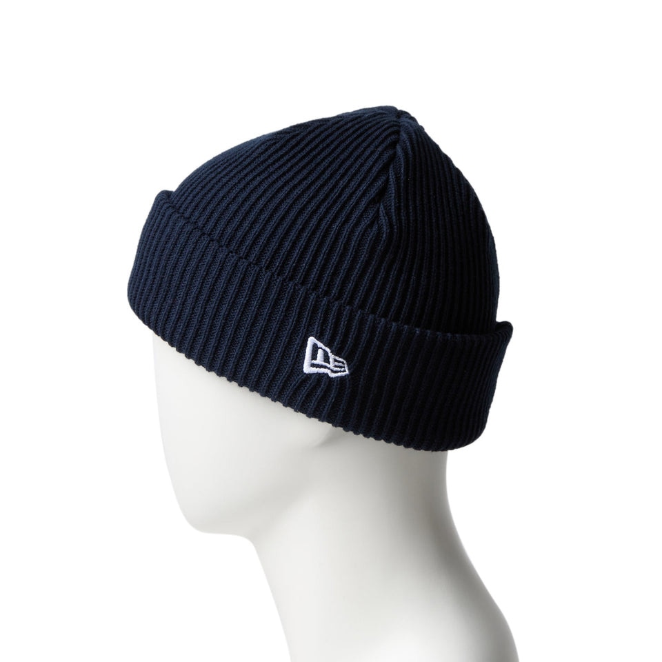 ニューエラ（NEW ERA）（メンズ、レディース）ニットキャップ リブ カフニット 紺 14669937 ニット帽 帽子 ニット 防寒