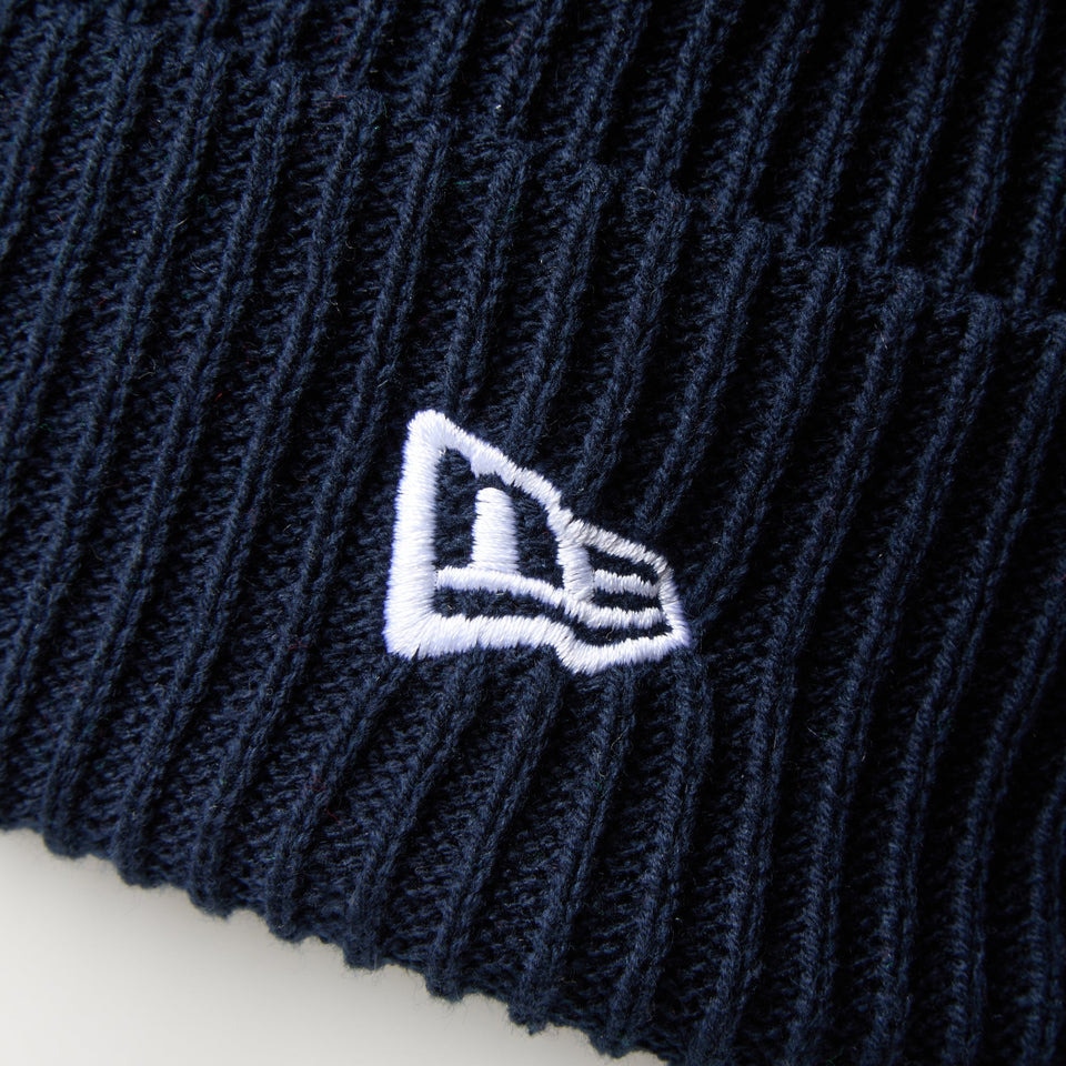 ニューエラ（NEW ERA）（メンズ、レディース）ニットキャップ リブ カフニット 紺 14669937 ニット帽 帽子 ニット 防寒