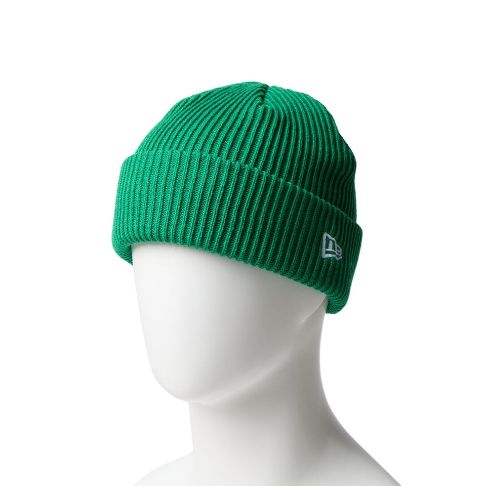 ニューエラ（NEW ERA）（メンズ、レディース）ニットキャップ リブ カフニット 緑 14669945 ニット帽 帽子 ニット 防寒