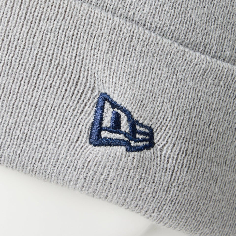 ニューエラ（NEW ERA）（メンズ、レディース）帽子 ニットキャップ ポンポンニット ニューヨーク・ヤンキース グレー 灰色 14669954