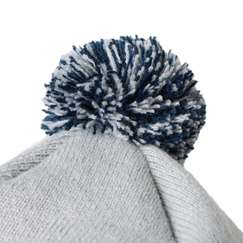 ニューエラ（NEW ERA）（メンズ、レディース）帽子 ニットキャップ ポンポンニット ニューヨーク・ヤンキース グレー 灰色 14669954