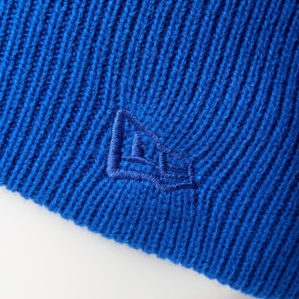 ニューエラ（NEW ERA）（メンズ、レディース）ニットキャップ ベーシック ビーニー Rhinestone ラインストーン ビッグロゴ ロサンゼルス・ドジャース 14670027