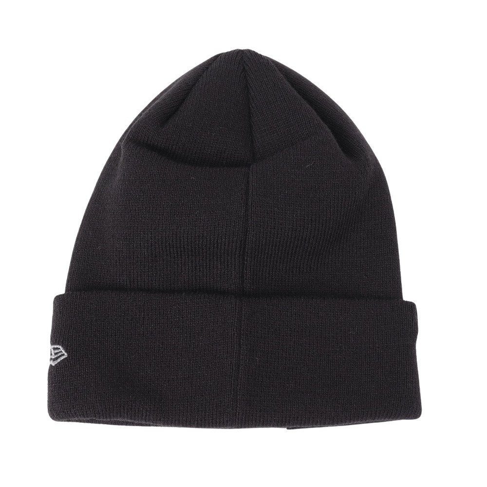 ニューエラ（NEW ERA）（メンズ、レディース）帽子 ベーシック カフニット MLB Tonal Logo ニューヨーク・ヤンキース 黒 ブラック 14670043