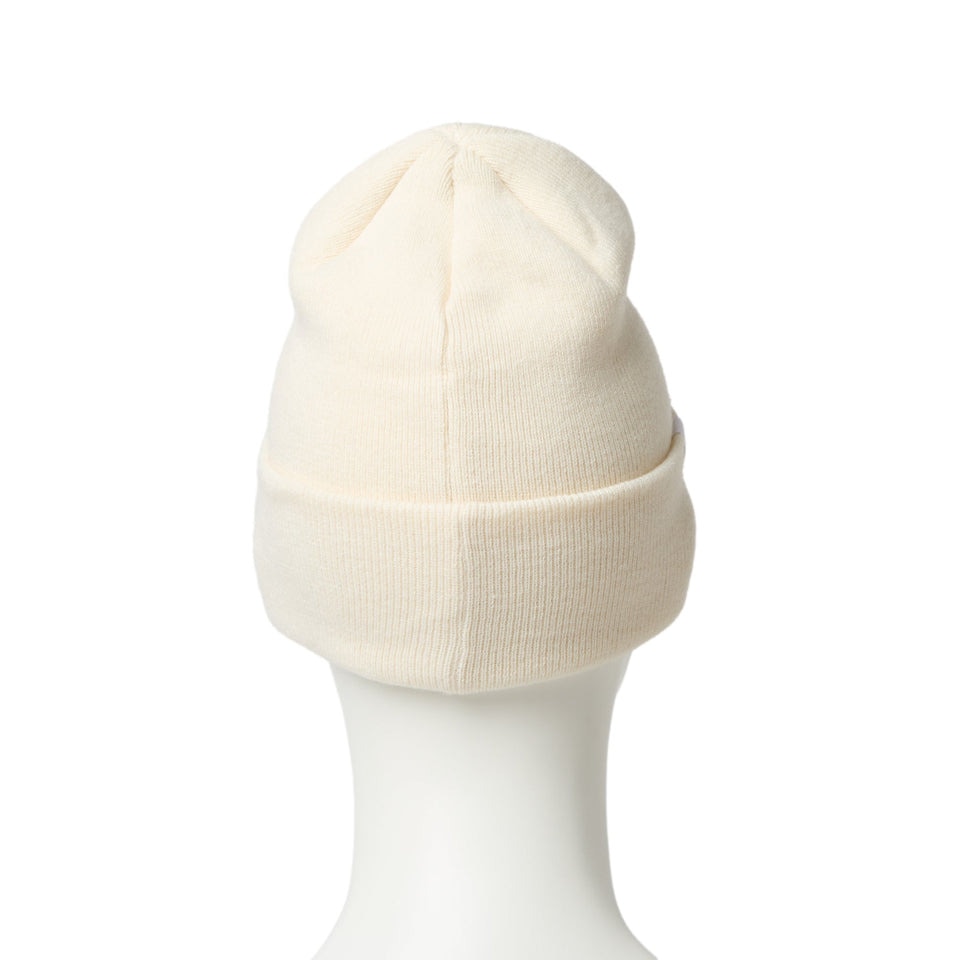 ニューエラ（NEW ERA）（メンズ、レディース）帽子 ニットキャップ カフニット MLB Tonal Logo ロサンゼルス・ドジャース オフホワイト 14670044