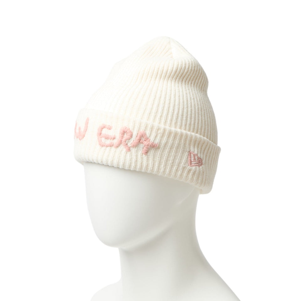 ニューエラ（NEW ERA）（メンズ、レディース）ニットキャップ ベーシック カフニット モールヤーンニット 白 14670072 ニット帽 帽子 ニット 防寒