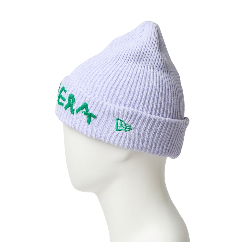 ニューエラ（NEW ERA）（メンズ、レディース）ニットキャップ ベーシック カフニット モールヤーンニット 紫 14670073 ニット帽 帽子 ニット 防寒