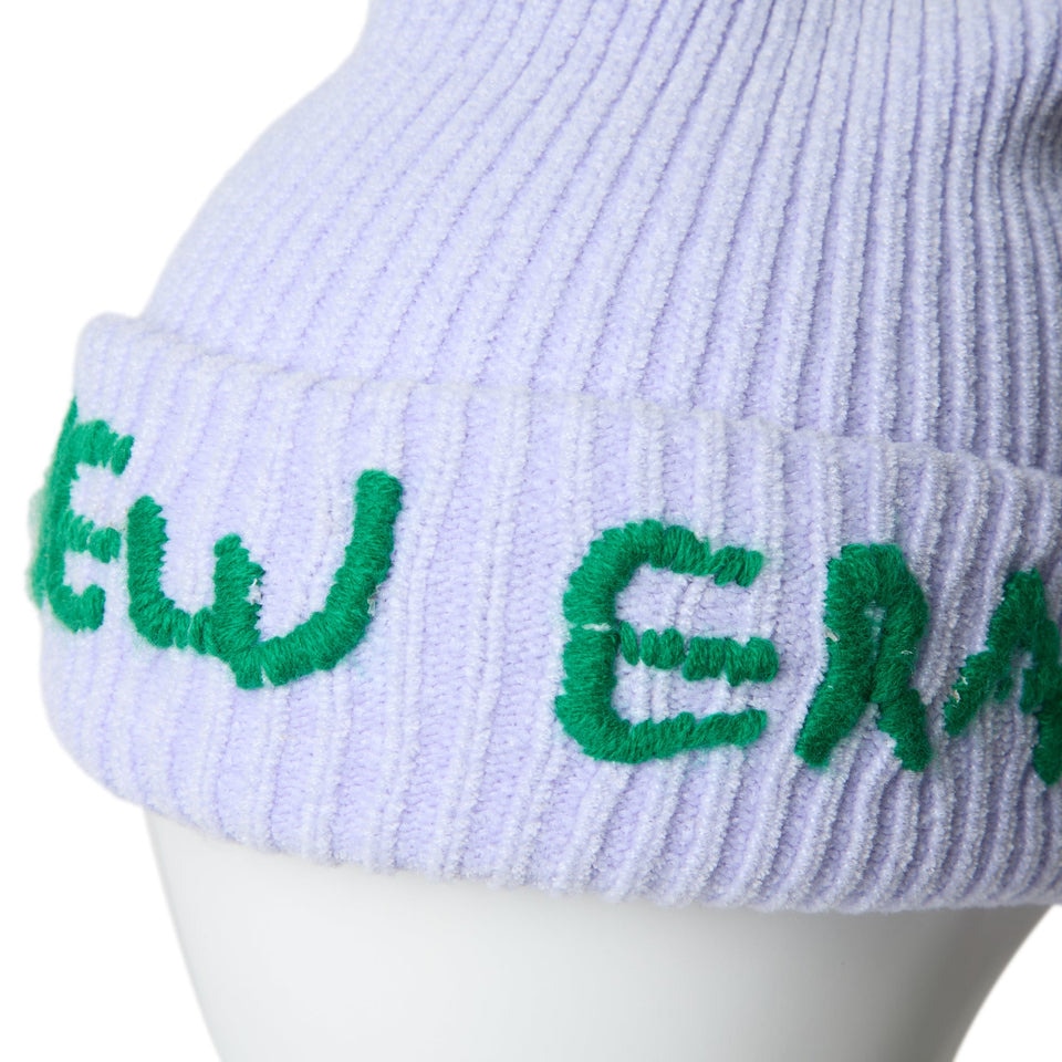 ニューエラ（NEW ERA）（メンズ、レディース）ニットキャップ ベーシック カフニット モールヤーンニット 紫 14670073 ニット帽 帽子 ニット 防寒