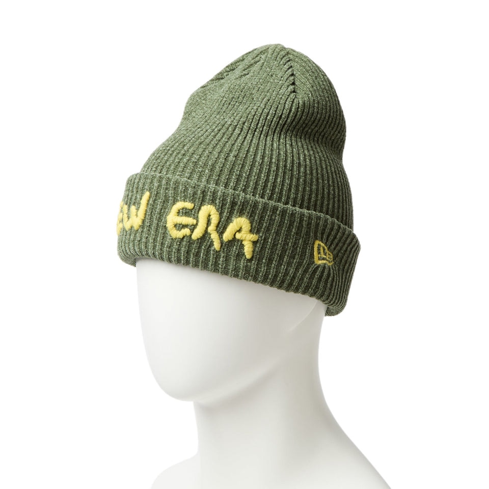ニューエラ（NEW ERA）（メンズ、レディース）ニットキャップ ベーシック カフニット モールヤーンニット 緑 14670074 ニット帽 帽子 ニット 防寒