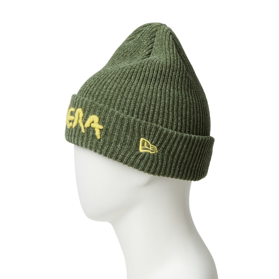 ニューエラ（NEW ERA）（メンズ、レディース）ニットキャップ ベーシック カフニット モールヤーンニット 緑 14670074 ニット帽 帽子 ニット 防寒