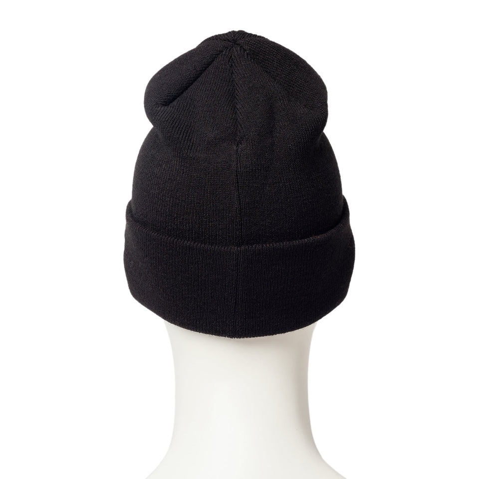 ニューエラ（NEW ERA）（メンズ、レディース）帽子 ニットキャップ ベーシック MLB Team Logo ロサンゼルス・ドジャース 黒 ブラック 14670079