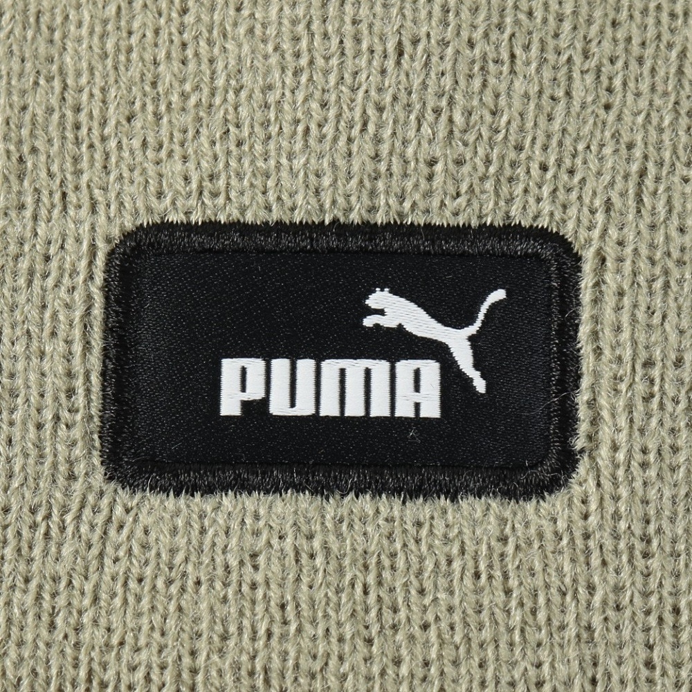 プーマ（PUMA）（メンズ、レディース）ニットキャップ ESS ミッドクラウン ビーニー カーキ 02640003 ニット帽 帽子 フリーサイズ