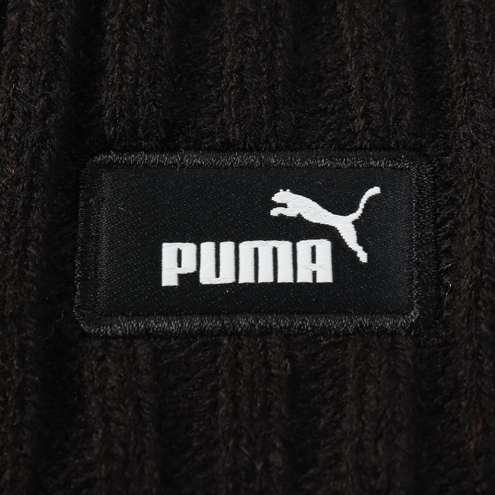 プーマ（PUMA）（メンズ、レディース）ニットキャップ ESS フィッシャーマン ビーニー 黒 02640101 ニット帽 帽子 フリーサイズ