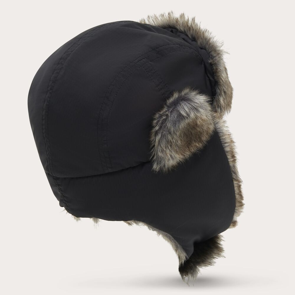 オークリー（OAKLEY）（メンズ、レディース）帽子 パイロットキャップ ESSENTIAL PILOT CAP FA 25.0 黒 FOS902196-02E 防寒小物 冷え対策 撥水