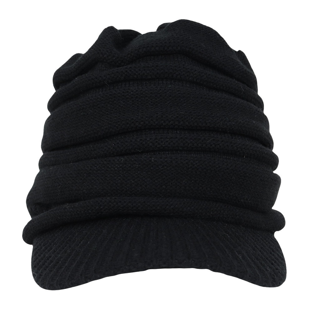 クー（Coo.）（メンズ）帽子 ニットキャスケット 黒 ブラック