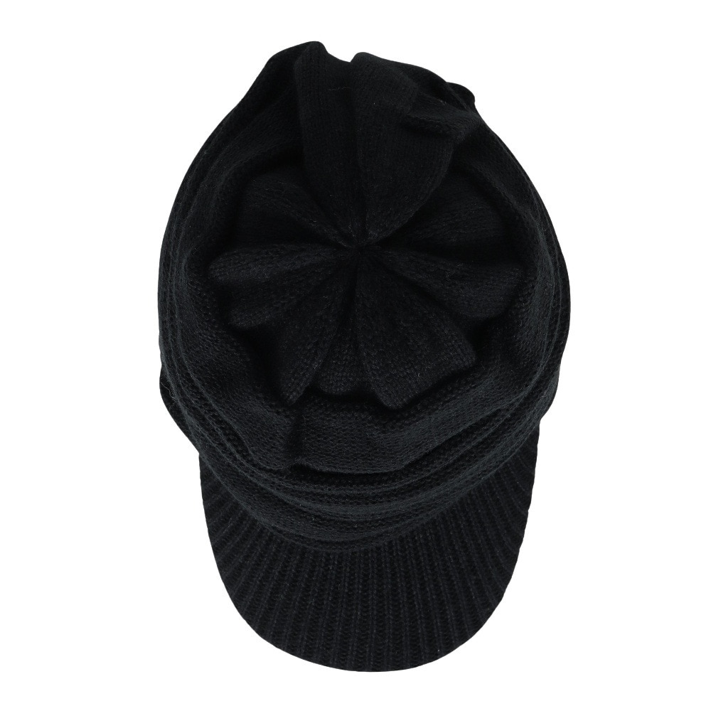 クー（Coo.）（メンズ）帽子 ニットキャスケット 黒 ブラック