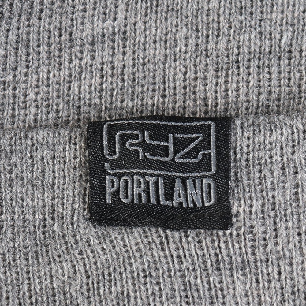 ライズ（RYZ）（メンズ）ニットキャップ ベーシックカフワッチ グレー RZ20ST25FW0026 GRY 帽子 ニット帽 防寒
