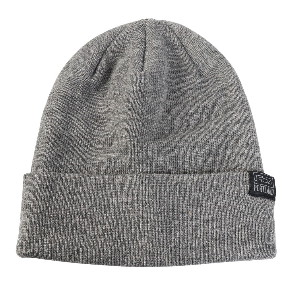 ライズ（RYZ）（メンズ）ニットキャップ ベーシックカフワッチ グレー RZ20ST25FW0026 GRY 帽子 ニット帽 防寒