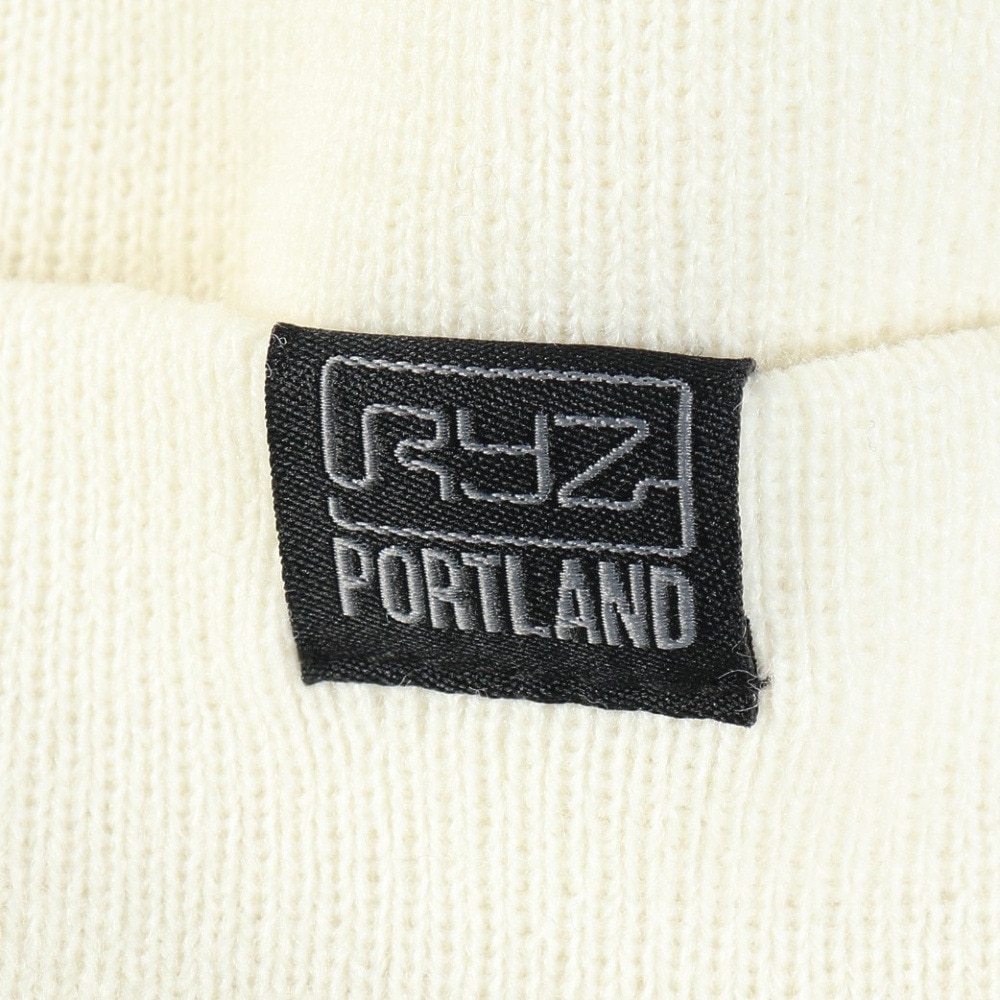 ライズ（RYZ）（メンズ）ニットキャップ ベーシックカフワッチ オフホワイト RZ20ST25FW0026 OWHT 帽子 ニット帽 防寒