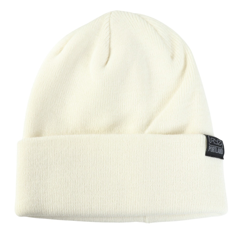 ライズ（RYZ）（メンズ）ニットキャップ ベーシックカフワッチ オフホワイト RZ20ST25FW0026 OWHT 帽子 ニット帽 防寒