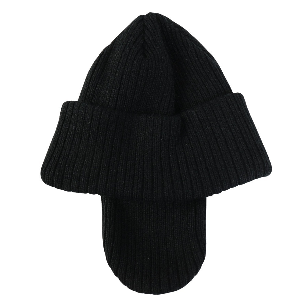 ライズ（RYZ）（メンズ）イヤーカバー ニットキャップ 黒 RZ20ST25FW0027 BLK ニット帽 イヤーカバー付き 耳当て付き 