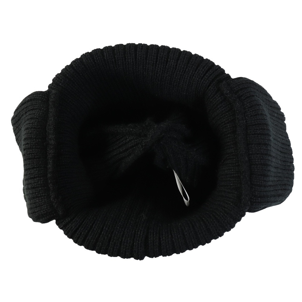 ライズ（RYZ）（メンズ）イヤーカバー ニットキャップ 黒 RZ20ST25FW0027 BLK ニット帽 イヤーカバー付き 耳当て付き 