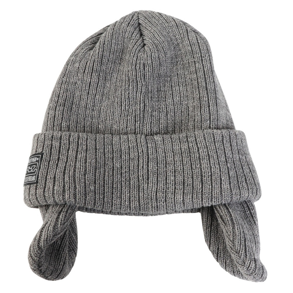 ライズ（RYZ）（メンズ）イヤーカバーニットキャップ グレー RZ20ST25FW0027 GRY ニットキャップ ニット帽 イヤーフラップ 耳当て付き