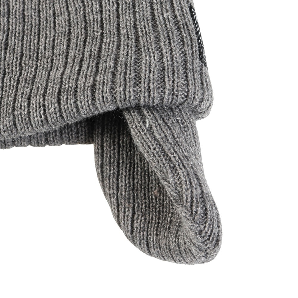 ライズ（RYZ）（メンズ）イヤーカバーニットキャップ グレー RZ20ST25FW0027 GRY ニットキャップ ニット帽 イヤーフラップ 耳当て付き