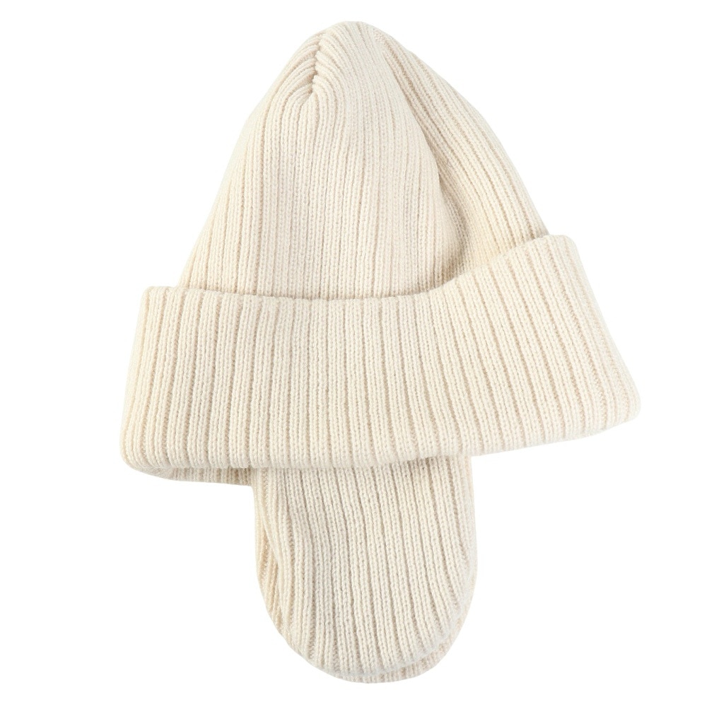 ライズ（RYZ）（メンズ）イヤーカバーニットキャップ アイボリー RZ20ST25FW0027 IVR ニットキャップ ニット帽 イヤーフラップ 耳当て付き