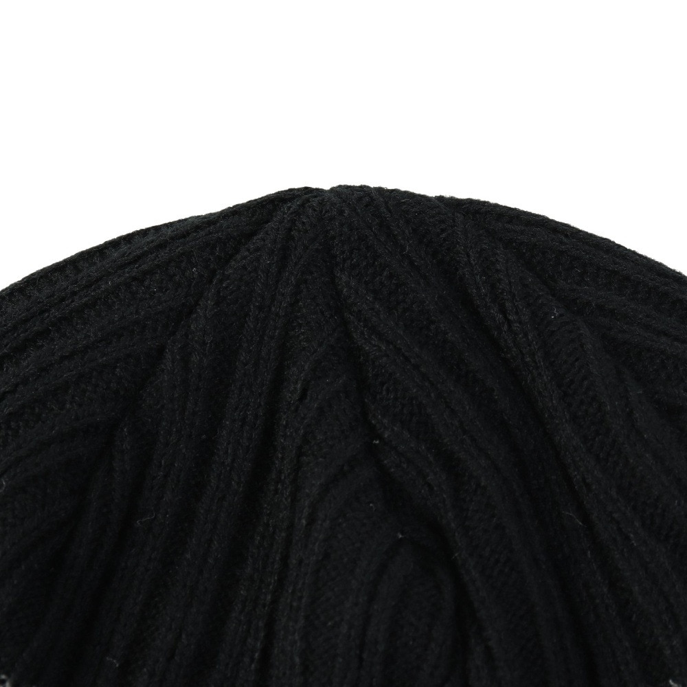 ライズ（RYZ）（メンズ）ニットキャップ ボーダーボリュームリブカフワッチ 黒×グレー RZ20ST25FW0028 BKXGY 帽子 ニット帽 防寒