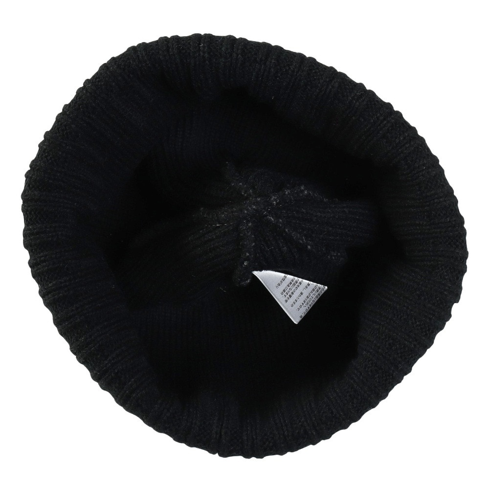 ライズ（RYZ）（メンズ）ニットキャップ ボーダーボリュームリブカフワッチ 黒×白 RZ20ST25FW0028 BKXWH 帽子 ニット帽 防寒