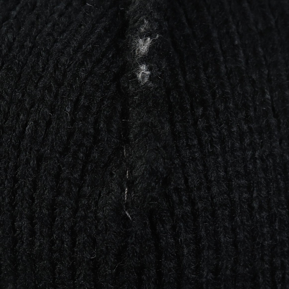 ライズ（RYZ）（メンズ）ニットキャップ ボーダーボリュームリブカフワッチ 黒×白 RZ20ST25FW0028 BKXWH 帽子 ニット帽 防寒