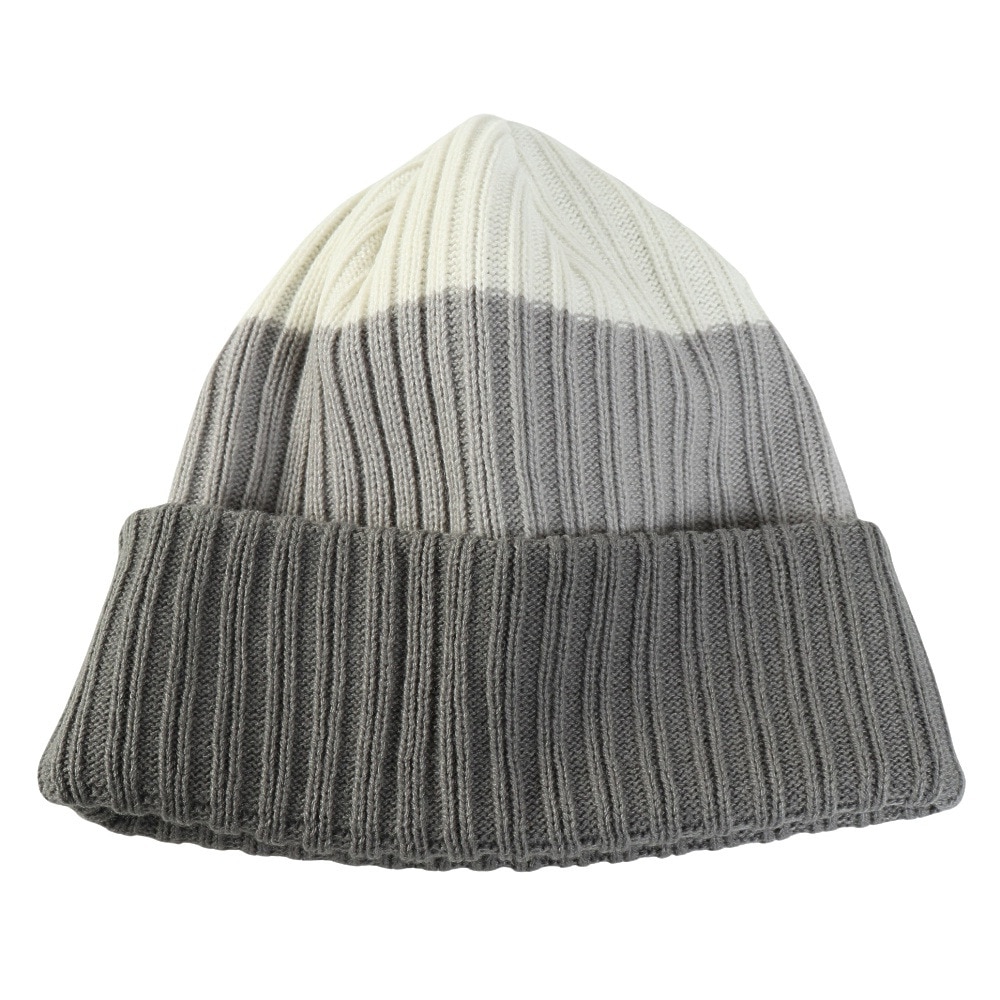 ライズ（RYZ）（メンズ）ニットキャップ ボーダーボリュームリブカフワッチ グレー RZ20ST25FW0028 GRY 帽子 ニット帽 防寒