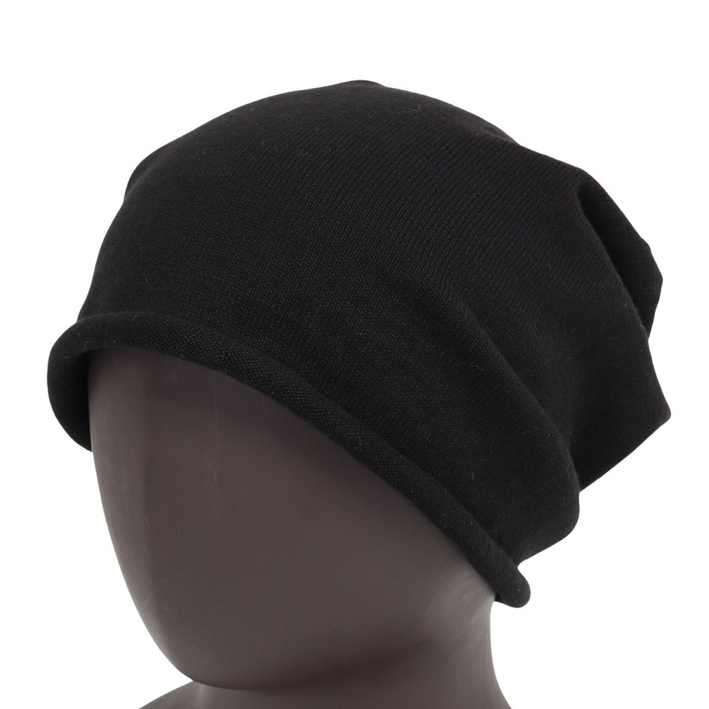 クー（Coo.）（メンズ）帽子 ニットキャップ 軽量ビッグビーニー 黒