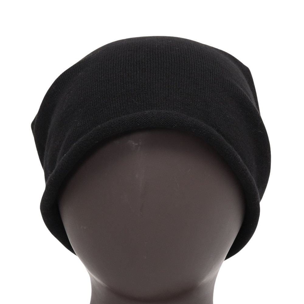 黒のグラフィックニットビーニーhelix kojiya HELIX 黒の