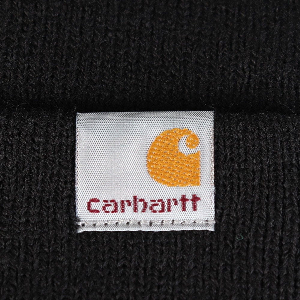 カーハート（CARHARTT）（メンズ、レディース）ニットキャップ ストラタス ハット ロー I02574189XX25FW