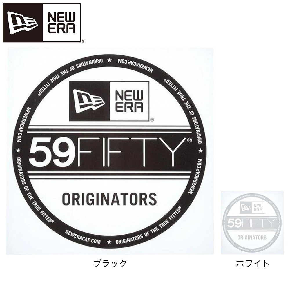 ニューエラ（NEW ERA）（メンズ、レディース、キッズ）ステッカー ダイカット バイザーステッカー Lサイズ BLK 11601145-897