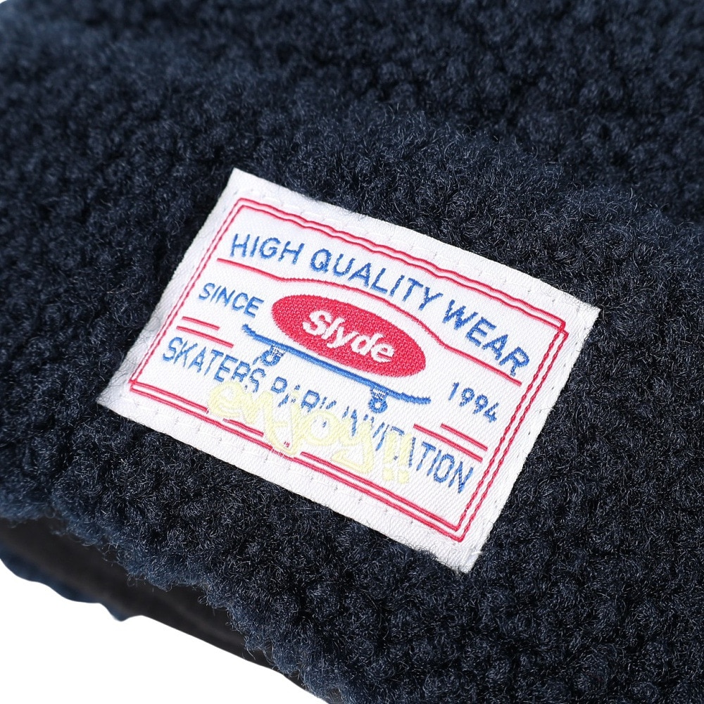 スライド（SLYDE）（メンズ）ニット帽 ボア ビーニー SL23FW-HAT005NVY