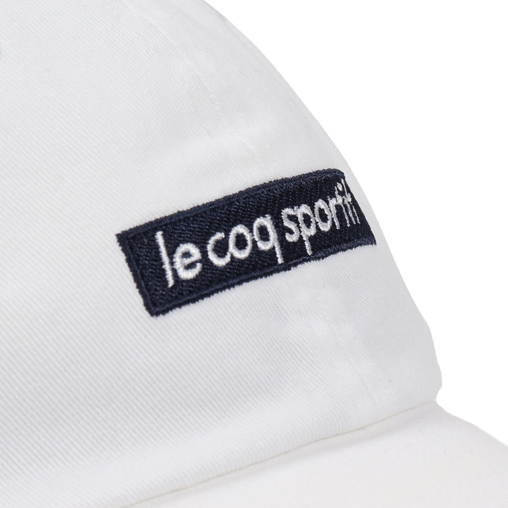 ルコックスポルティフ（lecoqsportif）（メンズ、レディース）コットンキャップ QMAVJC11 WH 帽子