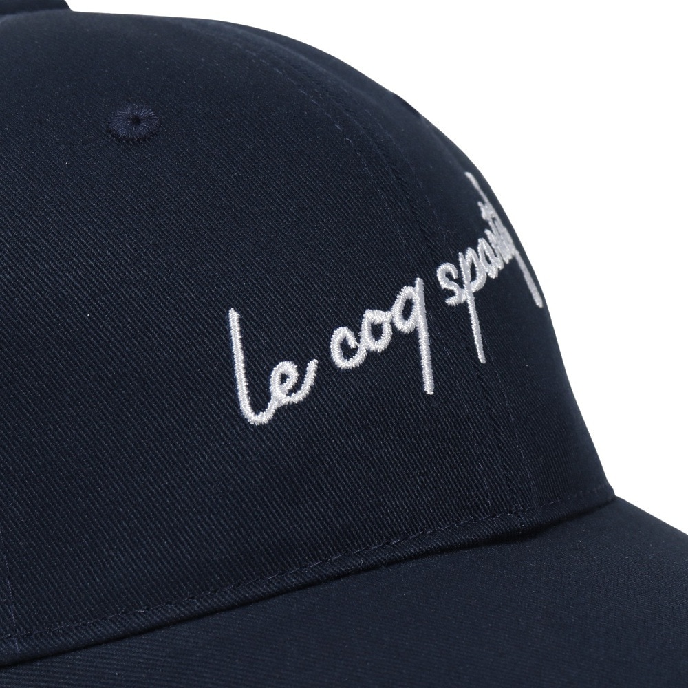 ルコックスポルティフ（lecoqsportif）（レディース）コットンツイルキャップ 庇9cmモデル QMCVJC13 NV 帽子