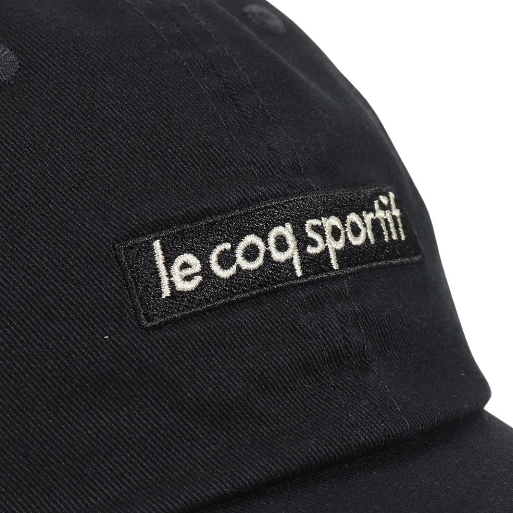 ルコックスポルティフ（lecoqsportif）（メンズ、レディース）コットンキャップ QMAVJC11 BK 帽子