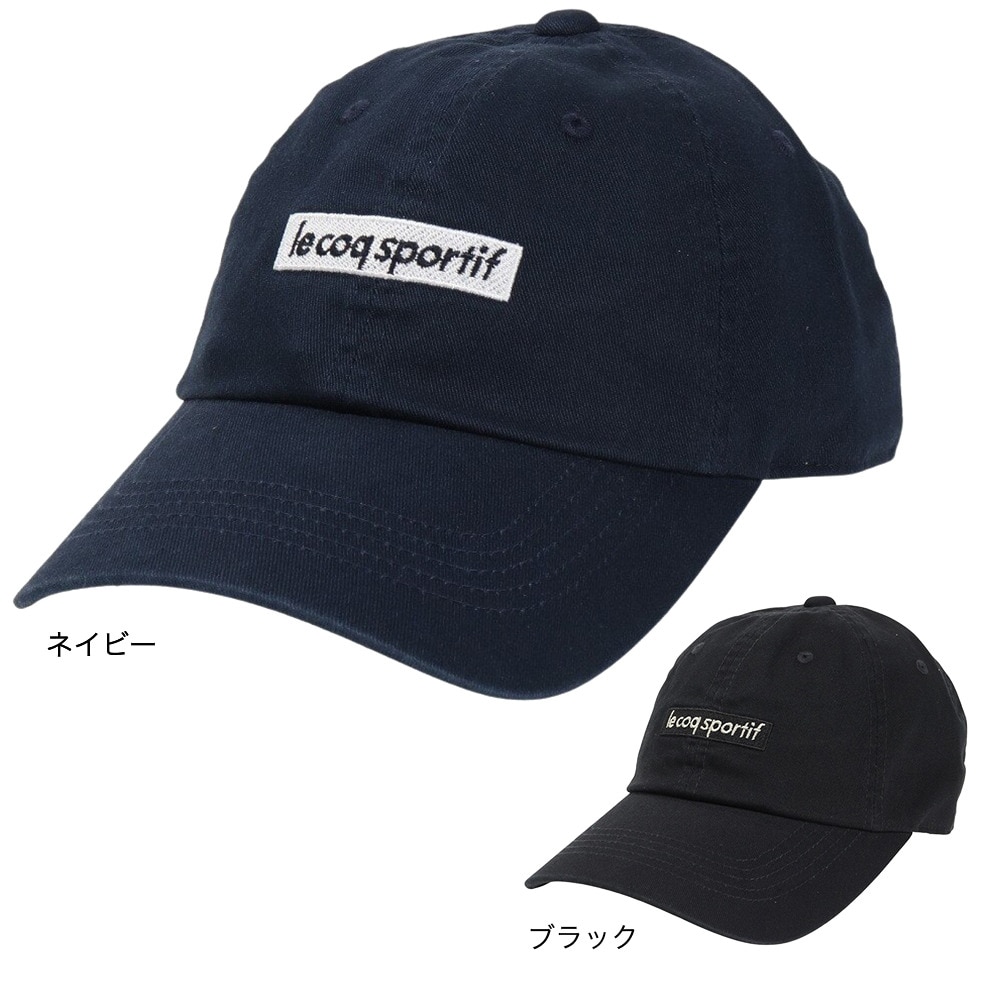 ルコックスポルティフ（lecoqsportif）（メンズ、レディース）コットンキャップ QMAVJC11 BK 帽子