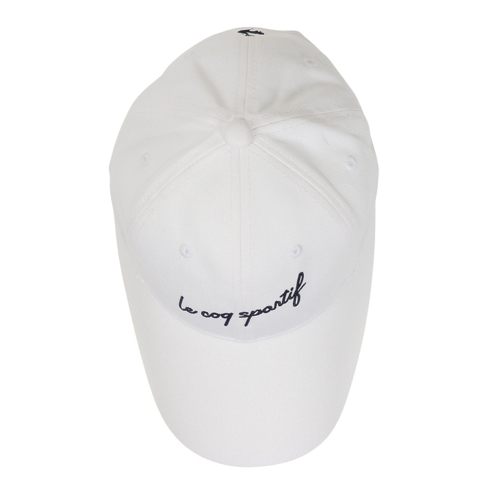 ルコックスポルティフ（lecoqsportif）（レディース）コットンツイルキャップ 庇9cmモデル QMCVJC13 WH 帽子