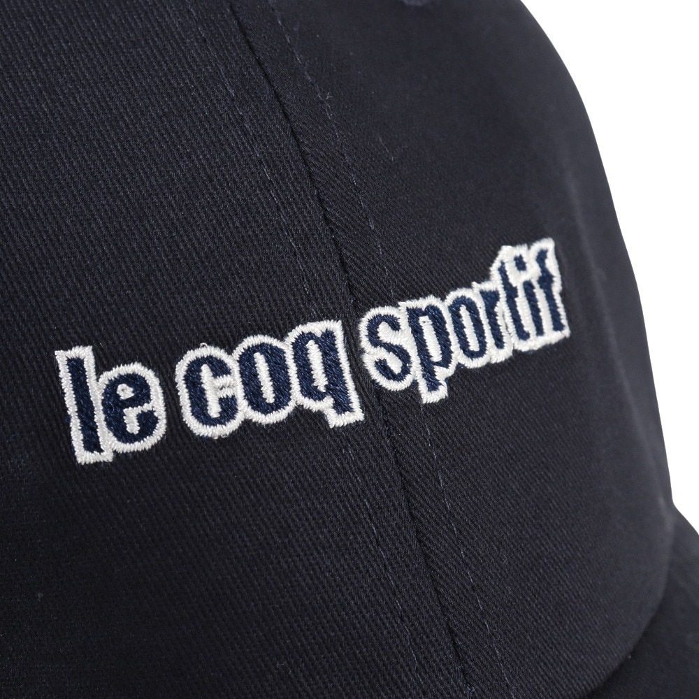 ルコックスポルティフ（lecoqsportif）（メンズ、レディース）FAN AIR コットンキャップ QMAXJC10 NV 帽子