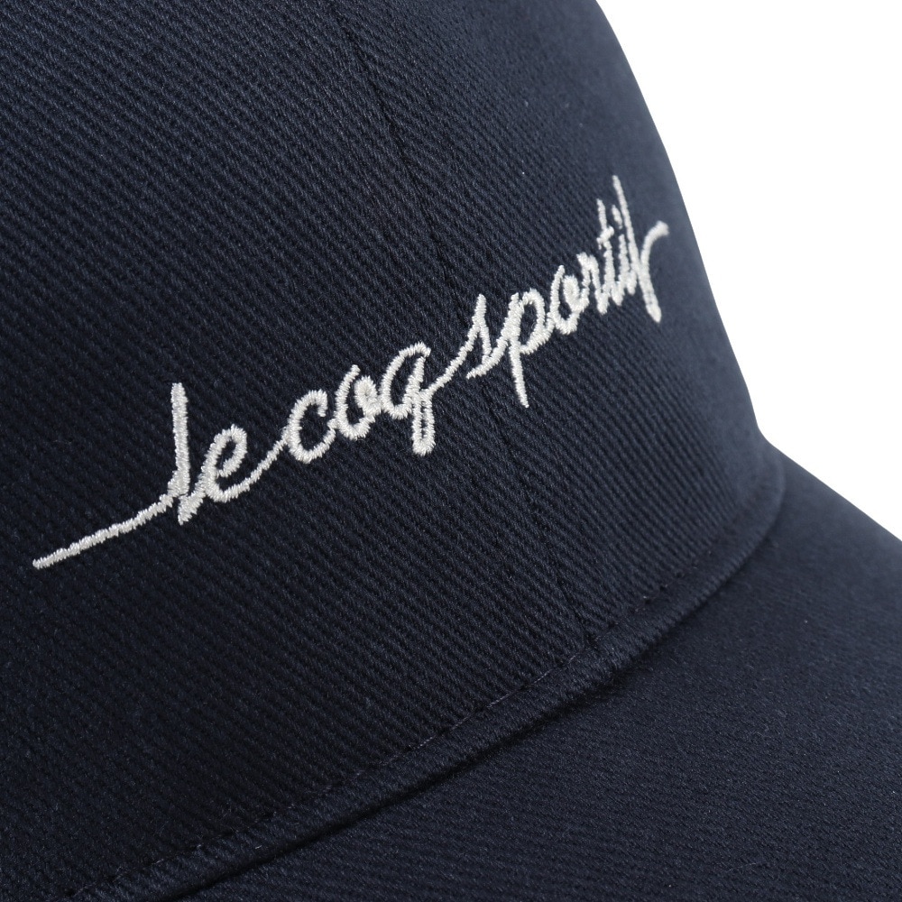 ルコックスポルティフ（lecoqsportif）（レディース）コットンツイルキャップ 庇9cmモデル QMCXJC14 NV 帽子