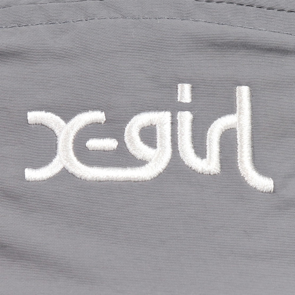 エックスガール（X-gir）（レディース）帽子 サンガード キャップ グレー 155251051003-GREY UPF50+ 撥水 防風 サンガード 日除け 日焼け対策 シンプル