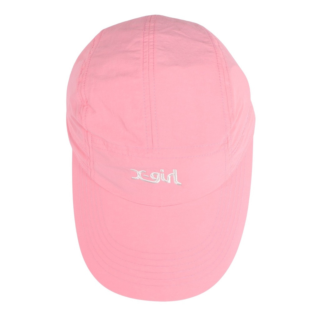 エックスガール（X-gir）（レディース）帽子 サンガード キャップ ピンク 155251051003-PINK UPF50+ 撥水 防風 サンガード 日除け 日焼け対策 シンプル
