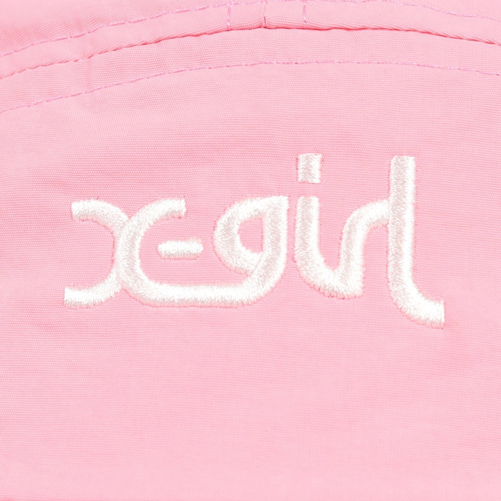 エックスガール（X-gir）（レディース）帽子 サンガード キャップ ピンク 155251051003-PINK UPF50+ 撥水 防風 サンガード 日除け 日焼け対策 シンプル
