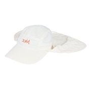 (レディース)帽子 サンガード キャップ 白 155251051003-WHITE UPF50+ 撥水 防風 サンガード 日除け 日焼け対策 シンプル